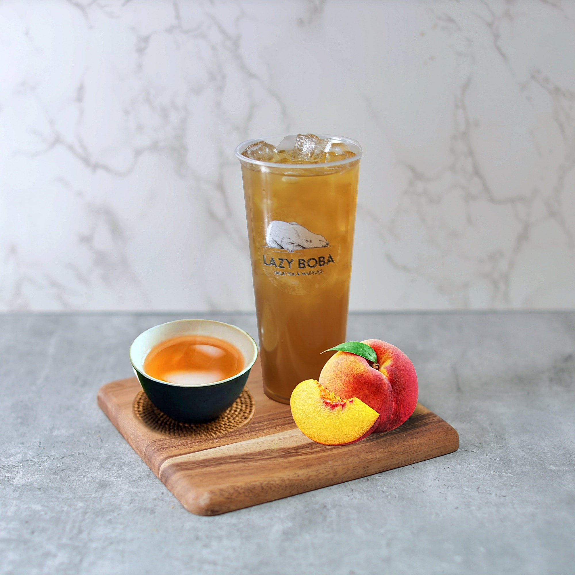 Iced Peach Oolong Tea - Tomato Blues